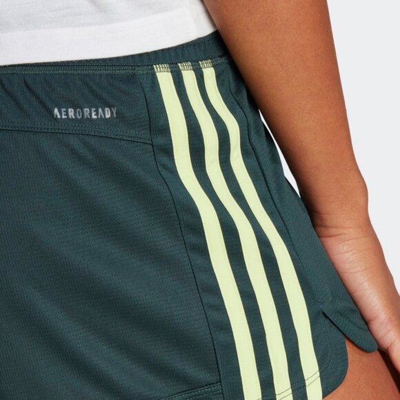 adidas  -  women's pacer 3-stripes knit shorts - Picture 3 of 4